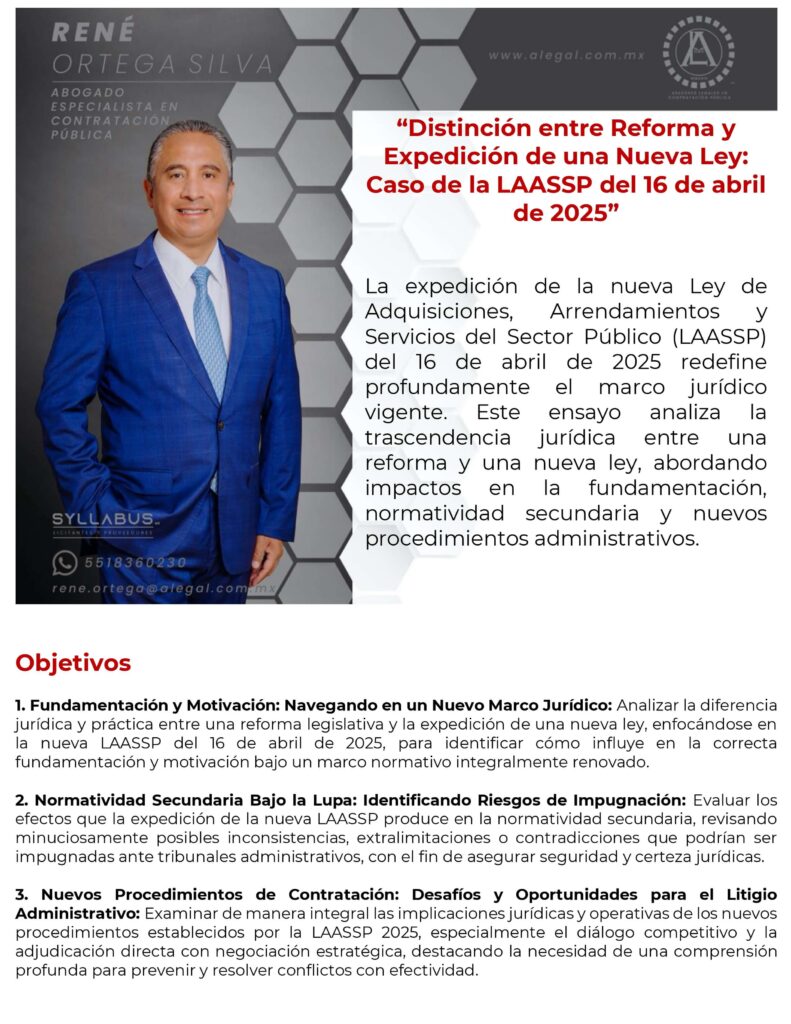 Distinción entre Reforma y Expedición de una Nueva Ley
